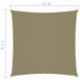 Square sail awning Oxford fabric beige 4.5x4.5 m by vidaXL, Umbrellas - Ref: Foro24-135140, Price: 62,48 €, Discount: %