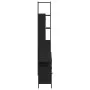 4-teiliges Badezimmermöbelset aus schwarzer Spanplatte von , Badezimmermöbel - Ref: Foro24-3214745, Preis: 264,01 €, Rabatt: %