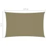Rectangular sail awning beige Oxford fabric 2x4.5 m by vidaXL, Umbrellas - Ref: Foro24-135148, Price: 33,41 €, Discount: %