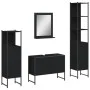 Juego de muebles de baño 4 piezas madera de ingeniería negro von , Badezimmermöbel - Ref: Foro24-3214359, Preis: 236,87 €, Ra...
