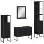 Juego de muebles de baño 4 piezas madera de ingeniería negro von , Badezimmermöbel - Ref: Foro24-3214359, Preis: 233,17 €, Ra...