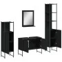 Juego de muebles de baño 4 piezas madera de ingeniería negro von , Badezimmermöbel - Ref: Foro24-3214359, Preis: 236,87 €, Ra...