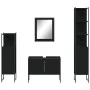 Juego de muebles de baño 4 piezas madera de ingeniería negro von , Badezimmermöbel - Ref: Foro24-3214359, Preis: 236,87 €, Ra...