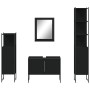 Juego de muebles de baño 4 piezas madera de ingeniería negro von , Badezimmermöbel - Ref: Foro24-3214359, Preis: 233,17 €, Ra...