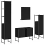 Juego de muebles de baño 4 piezas madera de ingeniería negro von , Badezimmermöbel - Ref: Foro24-3214359, Preis: 236,87 €, Ra...