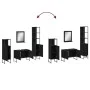 Juego de muebles de baño 4 piezas madera de ingeniería negro von , Badezimmermöbel - Ref: Foro24-3214359, Preis: 236,87 €, Ra...