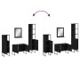 Juego de muebles de baño 4 piezas madera de ingeniería negro von , Badezimmermöbel - Ref: Foro24-3214359, Preis: 233,17 €, Ra...