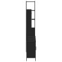 4-teiliges Badezimmermöbelset aus schwarzer Spanplatte von , Badezimmermöbel - Ref: Foro24-3214750, Preis: 258,94 €, Rabatt: %
