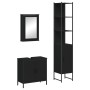 Juego de muebles de baño 3 pzas madera contrachapada negro by , Bathroom furniture - Ref: Foro24-3214800, Price: 186,86 €, Di...