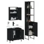 3-teiliges Badezimmermöbelset aus schwarzer Sperrholzholzplatte. von , Badezimmermöbel - Ref: Foro24-3214800, Preis: 183,34 €...
