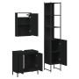 Juego de muebles de baño 3 pzas madera contrachapada negro by , Bathroom furniture - Ref: Foro24-3214800, Price: 186,86 €, Di...