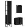 Juego de muebles de baño 3 pzas madera contrachapada negro de , Muebles de baño - Ref: Foro24-3214800, Precio: 183,11 €, Desc...