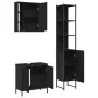3-piece black plywood bathroom furniture set by , Bathroom furniture - Ref: Foro24-3214740, Price: 200,58 €, Discount: %
