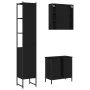 3-piece black plywood bathroom furniture set by , Bathroom furniture - Ref: Foro24-3214740, Price: 200,58 €, Discount: %