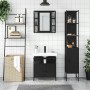 Dreiteiliges Badezimmermöbel-Set aus schwarzer Sperrholzholzplatte. von , Badezimmermöbel - Ref: Foro24-3214735, Preis: 203,8...