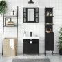 Set de muebles de baño 3 piezas madera contrachapada negro de , Muebles de baño - Ref: Foro24-3214735, Precio: 200,22 €, Desc...