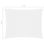 Toldo de vela rectangular tela Oxford blanco 3x5 m de vidaXL, Sombrillas - Ref: Foro24-135267, Precio: 46,72 €, Descuento: %