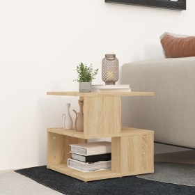 Oak Sonoma plywood side table 40x40x40 cm by , Side tables - Ref: Foro24-806295, Price: 30,21 €, Discount: %
