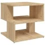 Mesa auxiliar de madera contrachapada roble Sonoma 40x40x40 cm de , Mesas auxiliares - Ref: Foro24-806295, Precio: 29,84 €, D...