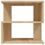 Mesa auxiliar de madera contrachapada roble Sonoma 40x40x40 cm de , Mesas auxiliares - Ref: Foro24-806295, Precio: 29,84 €, D...