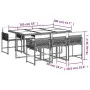 Garten-Essgruppe 7-teilig mit beigen Polstern aus synthetischem Rattan von , Gartensets - Ref: Foro24-3211452, Preis: 420,96 ...