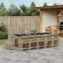 Garden dining set with 15-piece synthetic rattan beige cushions by , Garden sets - Ref: Foro24-3211716, Price: 903,65 €, Disc...