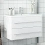 Badezimmermöbel mit integriertem weißen Waschbecken von , Badezimmerwaschtische - Ref: Foro24-3278776, Preis: 231,22 €, Rabat...