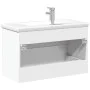Badezimmermöbel mit integriertem weißen Waschbecken von , Badezimmerwaschtische - Ref: Foro24-3278776, Preis: 231,22 €, Rabat...