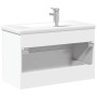 Badezimmermöbel mit integriertem weißen Waschbecken von , Badezimmerwaschtische - Ref: Foro24-3278776, Preis: 256,28 €, Rabat...