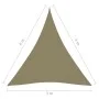 Dreieckige Segelmarkise aus beigem Oxford-Stoff 3x4x4 m von vidaXL, Sonnenschirme - Ref: Foro24-135174, Preis: 31,01 €, Rabat...