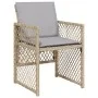 Garden dining set with 15-piece synthetic rattan beige cushions by , Garden sets - Ref: Foro24-3210816, Price: 889,02 €, Disc...