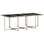 Set comedor de jardín 9 pzas con cojines ratán sintético beige de , Conjuntos de jardín - Ref: Foro24-3210744, Precio: 673,86...