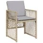 Garden dining set 9 pieces with beige synthetic rattan cushions by , Garden sets - Ref: Foro24-3210744, Price: 673,86 €, Disc...