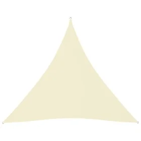 Cream Oxford fabric triangular sail awning 4.5x4.5x4.5 m by vidaXL, Umbrellas - Ref: Foro24-135233, Price: 37,84 €, Discount: %