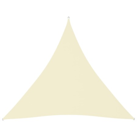 Cream Oxford fabric triangular sail awning 4.5x4.5x4.5 m by vidaXL, Umbrellas - Ref: Foro24-135233, Price: 36,08 €, Discount: %