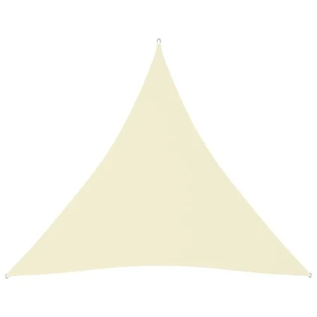 Cream Oxford fabric triangular sail awning 4.5x4.5x4.5 m by vidaXL, Umbrellas - Ref: Foro24-135233, Price: 37,84 €, Discount: %