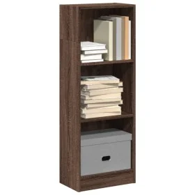 Engineered wood brown oak bookshelf 40x24x109 cm by , Bookcases and shelves - Ref: Foro24-857780, Price: 36,54 €, Discount: %