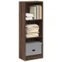 Estantería de madera de ingeniería marrón roble 40x24x109 cm de , Librerías y estanterías - Ref: Foro24-857780, Precio: 36,71...