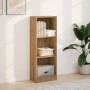 Handgefertigtes Eichenfurnier-Holzregal 40x24x109 cm von , Bücherregale und Regale - Ref: Foro24-857782, Preis: 34,28 €, Raba...