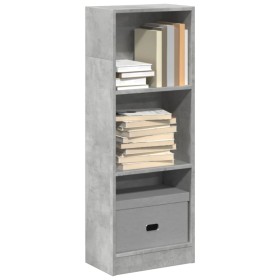 Engineered wood gray concrete shelf 40x24x109 cm by , Bookcases and shelves - Ref: Foro24-857777, Price: 34,11 €, Discount: %
