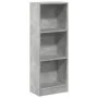 Engineered wood gray concrete shelf 40x24x109 cm by , Bookcases and shelves - Ref: Foro24-857777, Price: 35,65 €, Discount: %