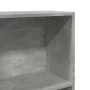 Engineered wood gray concrete shelf 40x24x109 cm by , Bookcases and shelves - Ref: Foro24-857777, Price: 35,65 €, Discount: %