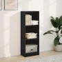 Engineered wood black shelf 40x24x109 cm by , Bookcases and shelves - Ref: Foro24-857775, Price: 36,72 €, Discount: %