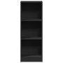 Schwarzes Regal aus Ingenieurholz 40x24x109 cm von , Bücherregale und Regale - Ref: Foro24-857775, Preis: 36,78 €, Rabatt: %