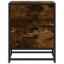Engineered wood smoked oak bedside table 40x31x50 cm by , Nightstands - Ref: Foro24-848678, Price: 45,33 €, Discount: %