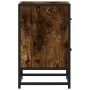 Engineered wood smoked oak bedside table 40x31x50 cm by , Nightstands - Ref: Foro24-848678, Price: 45,33 €, Discount: %