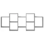 Engineered wood gray Sonoma wall shelf 159x18x65 cm by , Shelves and shelves - Ref: Foro24-853214, Price: 59,42 €, Discount: %