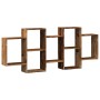 Aged engineered wood wall shelf 159x18x65 cm by , Shelves and shelves - Ref: Foro24-853216, Price: 59,14 €, Discount: %