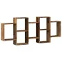 Aged engineered wood wall shelf 159x18x65 cm by , Shelves and shelves - Ref: Foro24-853216, Price: 57,92 €, Discount: %