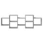 Engineered wood gray concrete wall shelf 129x18x42 cm by , Shelves and shelves - Ref: Foro24-853221, Price: 52,16 €, Discount: %